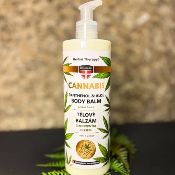 Body Balm Panthenol & Aloe com Óleo de Cannabis – Palacio 400ml