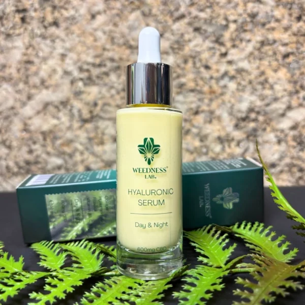Sérum Hialurónico Dia e Noite - 600mg CBD - Weedness 30ml