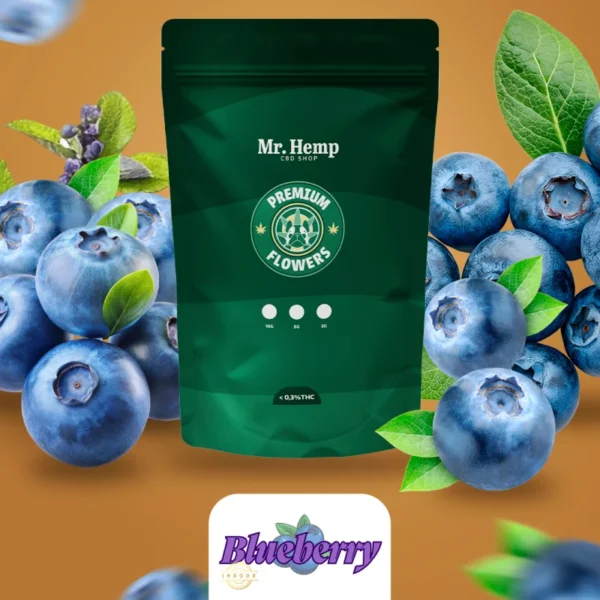 Flor de CBD - Blueberry Indoor